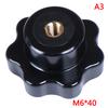 M5/M6/M8/M10/M12 Female Thread Seven Star Shaped Head Clamping Nuts Knob