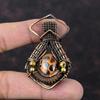 Bauxite Pendant Copper Wire Wrapped Pendant Wedding Jewelry Handmade Designer Pendant Copper Wire Wrap Jewelry Gemstone Pendant Gift For Mom