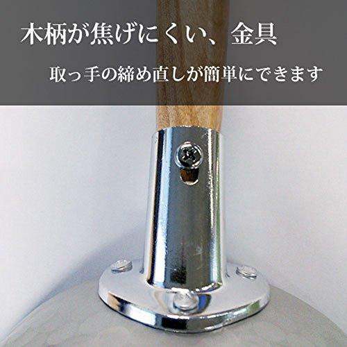 Hokuriku Aluminum Кастрюля Юкихира, Нержавеющая сталь, 21 см, HP21-KM217, Серебристый