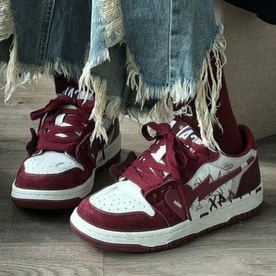 Граффити доска обувь нишевая оригинальная обувь ретро универсальная повседневная спортивная обувь женская