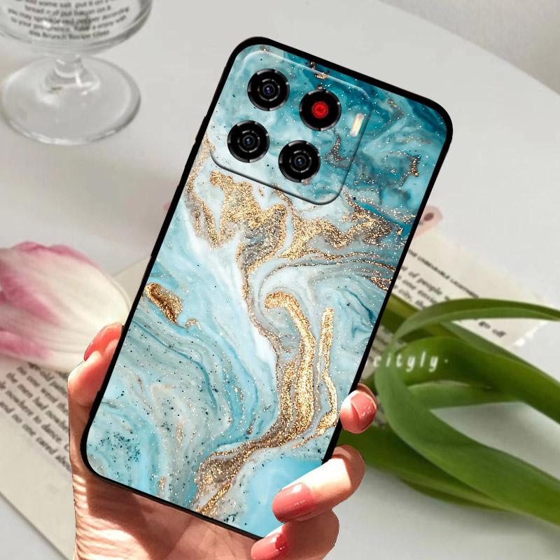 For ZTE Blade A56 Case Soft Silicone Protect Cover For ZTE Blade A56 4G Phone Case Z2473 6.75" Shockproof TPU Funda Shell Bumper