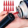 10Pcs Butane Nozzle Adapter Reusable Butane Cassette Gas Tank Adapter Universal Butane Gas Converter for Cigarette Lighter