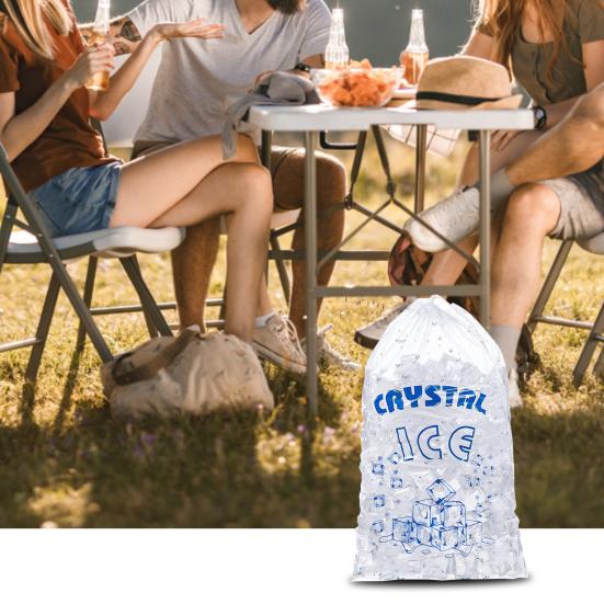 Практичный многоразовый контейнер для льда большой емкости