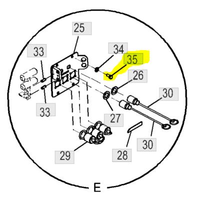 John Deere Hexagonal Head Screw Bolt 19M7932