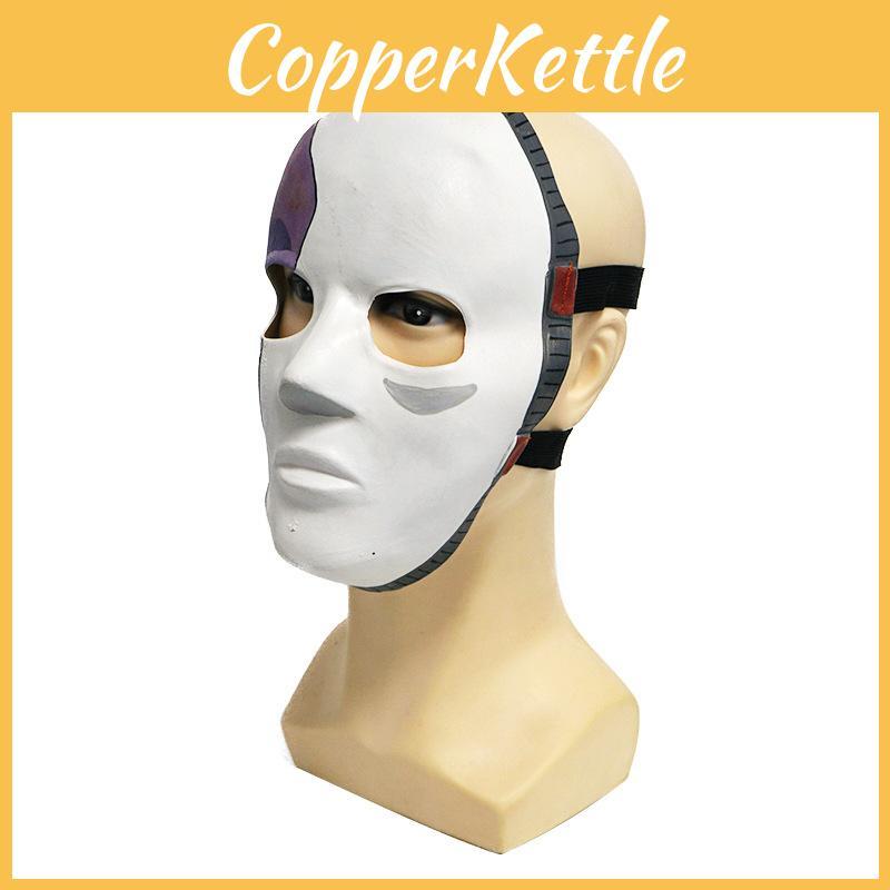 Латексная маска Салли Фейс для костюмированной вечеринки с дизайном половины лица для театральных представлений