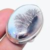 Natural Russian Dendritic Gemstone 925 Sterling Silver Jewelry Ring Size 9 M8l08