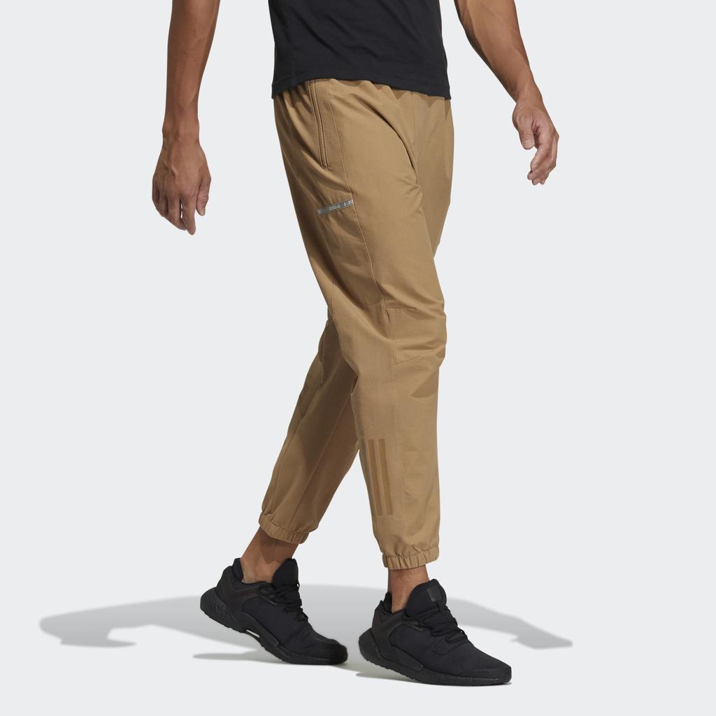 adidas Спортивные брюки мужские желтые бумажные умеренные GP0959