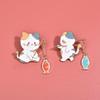 Fun Cat Enamel Brooch Cute Cartoon Animal Badge Pin Chic Gift Diy Bag Cloth Decor Accessories