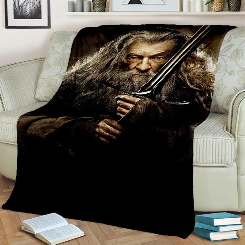 L-Lord of the Rings H-Hobbit HD Blanket,Soft Throw Blanket for Home Bedroom Bed Sofa Picnic Travel Office Cover Blanket Kids 3D