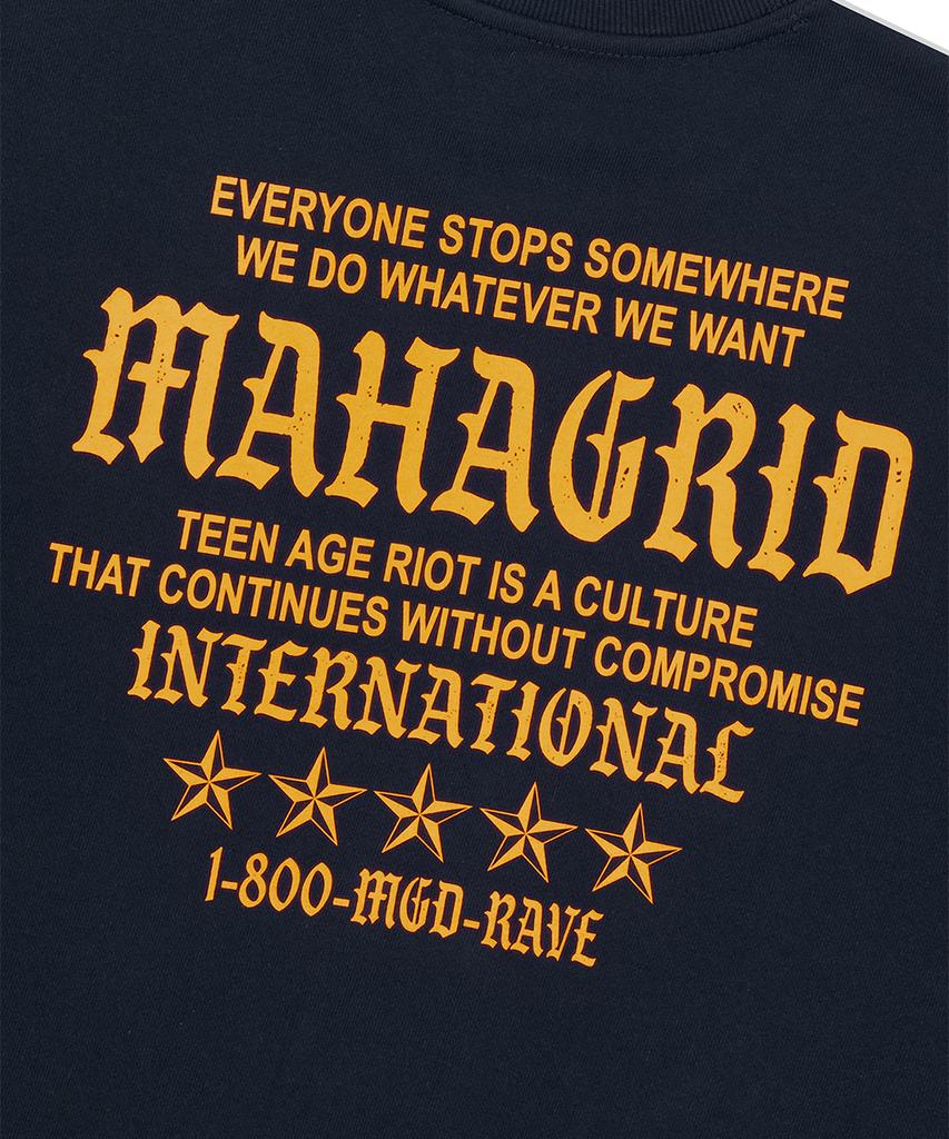MAHAGRID International Свитшот Темно-синий(Mg2Esmm452A)