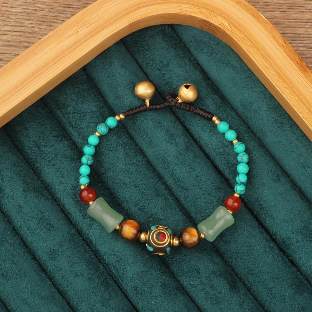 Colorful Bohemian Bracelet Nepal Tibetan Style Vintage Beaded Bracelet Jewelry
