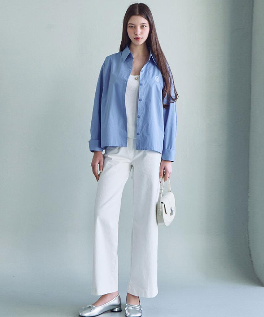 LUSIDA Clean Cut Elastic Waist Pants