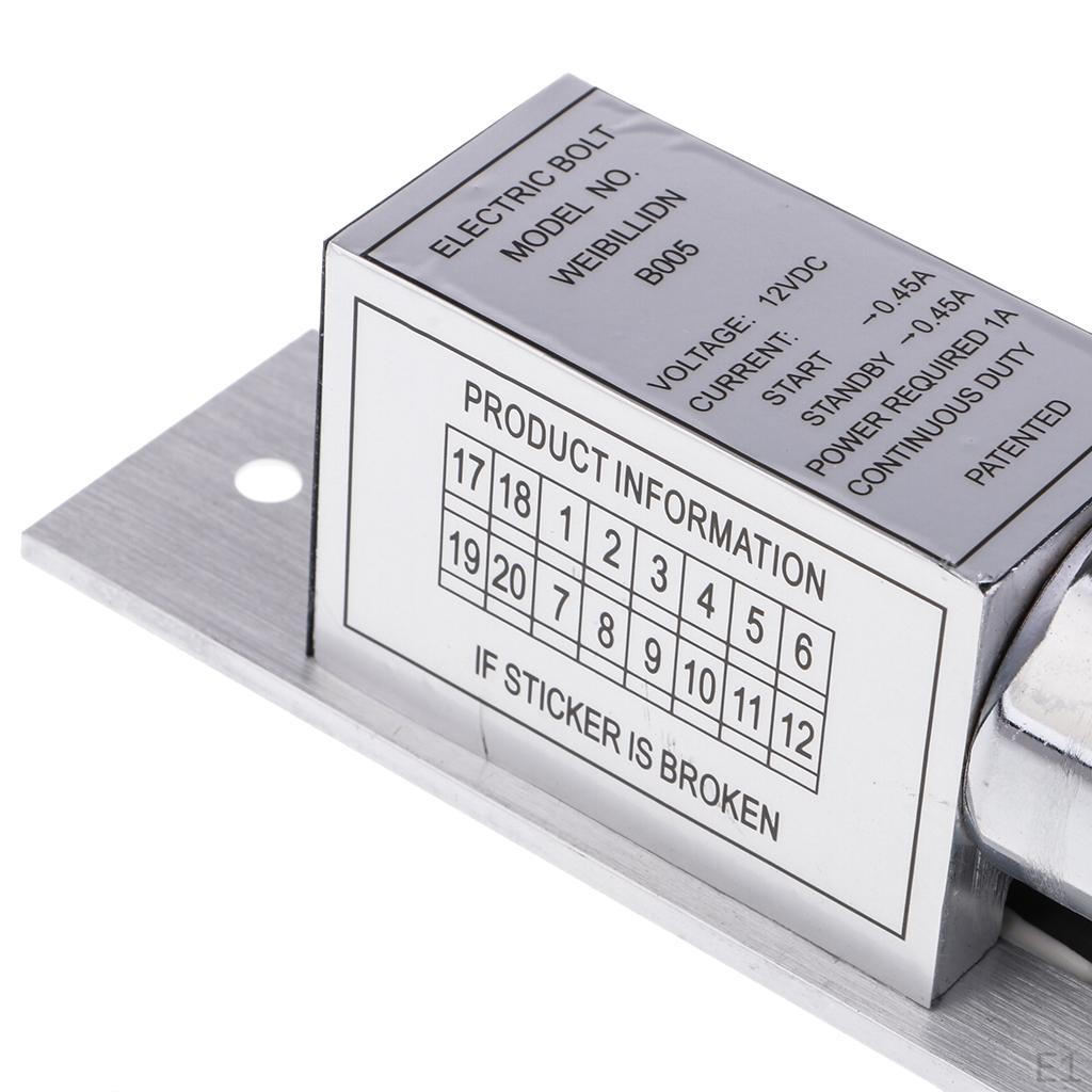 Electric Lock DC12V Control Wood Door