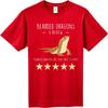 Cheap Tshirt Funny tshirt Travel For her Crew Neck t shirt Brand Bearded Dragons A Review Five Stars Basic For her Top tees