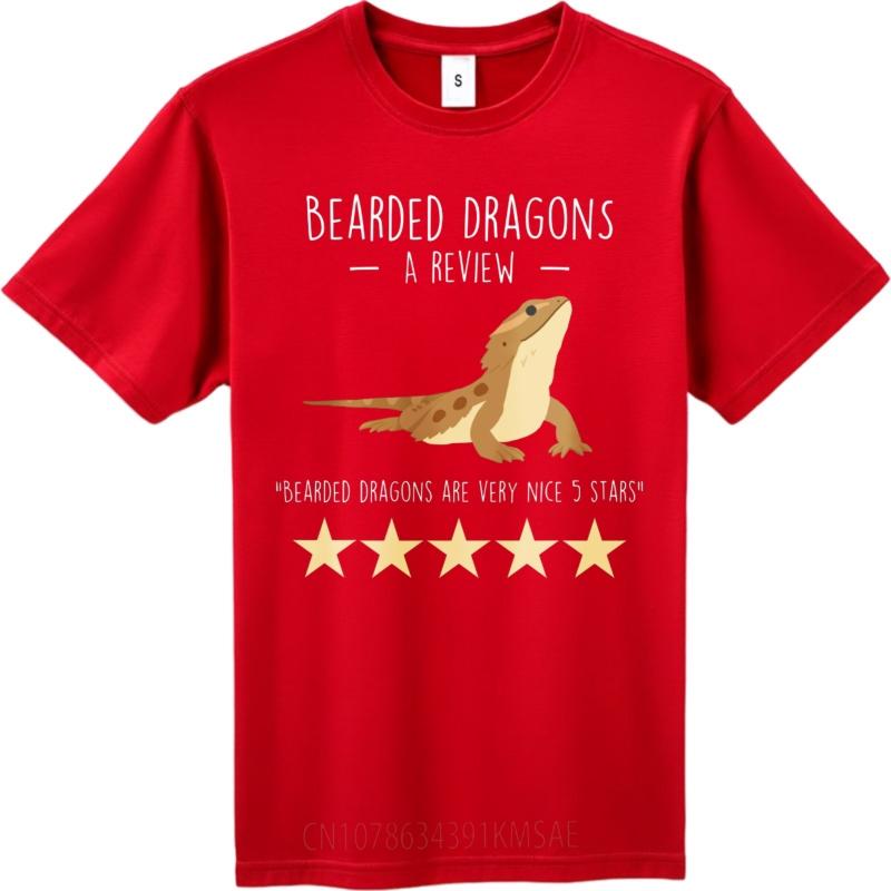 Cheap Tshirt Funny tshirt Travel For her Crew Neck t shirt Brand Bearded Dragons A Review Five Stars Basic For her Top tees