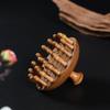 Многофункциональная деревянная массажная расческа, массажер для кожи головы и головы, натуральный сандаловый круговой зубной массажер для тела Гуаша