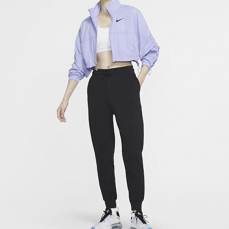 Nike Спортивные брюки на шнурке, дышащие, весенние, женские брюки, черные CQ9900-010