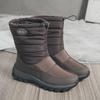 Женские водонепроницаемые зимние сапоги Plus Velvet Snow Boots - большой размер, плотный хлопок, средняя толщина берца