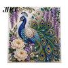 Hummingbird Faux Pearl Art Kit Butterfly Diamond Kit, Flower Peacock Home Wall Decoration Crafts 3D Sparkling Bead Painting Craft for Adults,