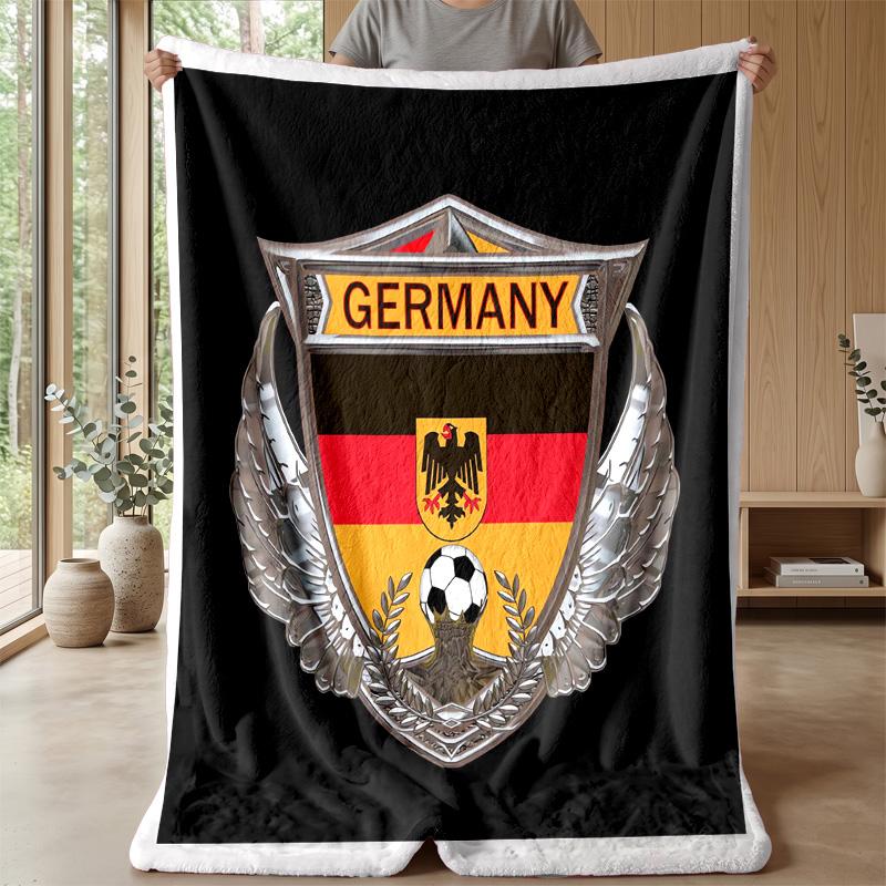 Germany national football team Theme blanket Soft Flannel Blanket Plush Throw Blanket Cozy Sofa Bed Blanket for Home Decor