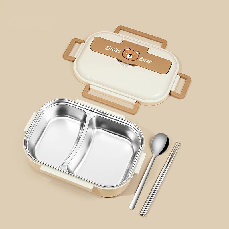 MeyJig Lunch Box, пластиковый контейнер для бэнто, пригодный для микроволновой печи, с отсеком, переносной контейнер для еды 1/1,5 л