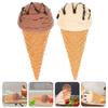 TOYMYTOY Set of 2 PVC Simulation Ice Cream Models for Pretend Food and Toy Cooking x x inches Play, Samples, Display, Props, 5.7 5.7 5.7