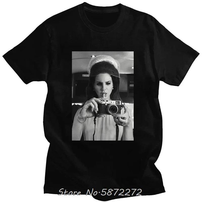 Lana Del Rey Oversized TShirt Unisex 100 Cotton Printed Gym Fashion Top Unisexs Streetwear Y2K Fashion Top Tshirts