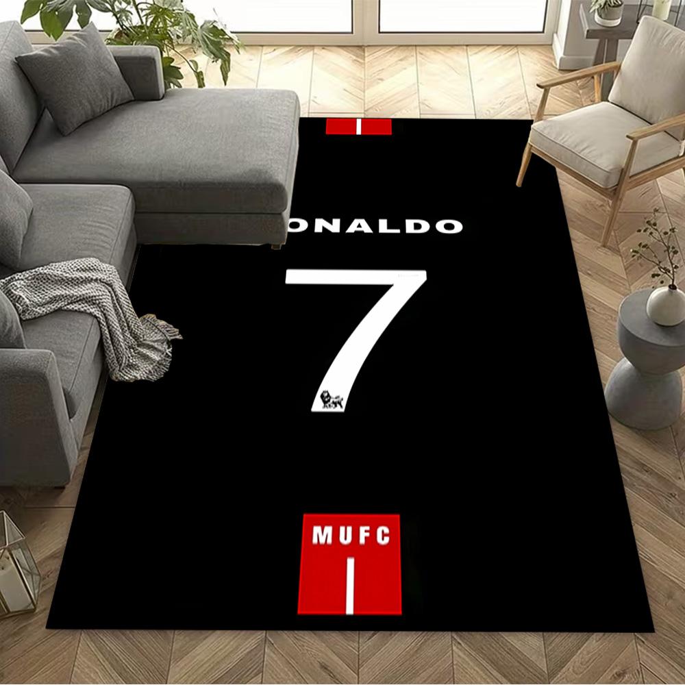 Ronaldo's Legendary Number Floor Mat Design for Kitchen Entryway Foyer Balcony Anti-slip Rug Decorate Offices Perfect Gift for Friends & Family