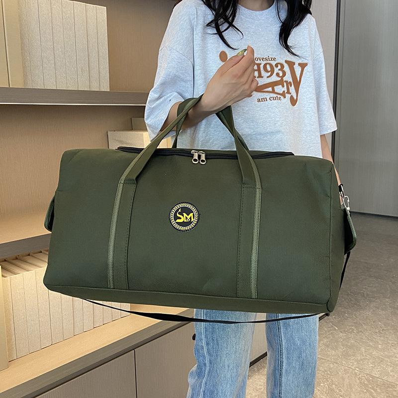 Большая вместимость, простой повседневный и досуговый, дорожная сумка с защитой от брызг воды, легкая багажная сумка, можно использовать для ручки-тележки