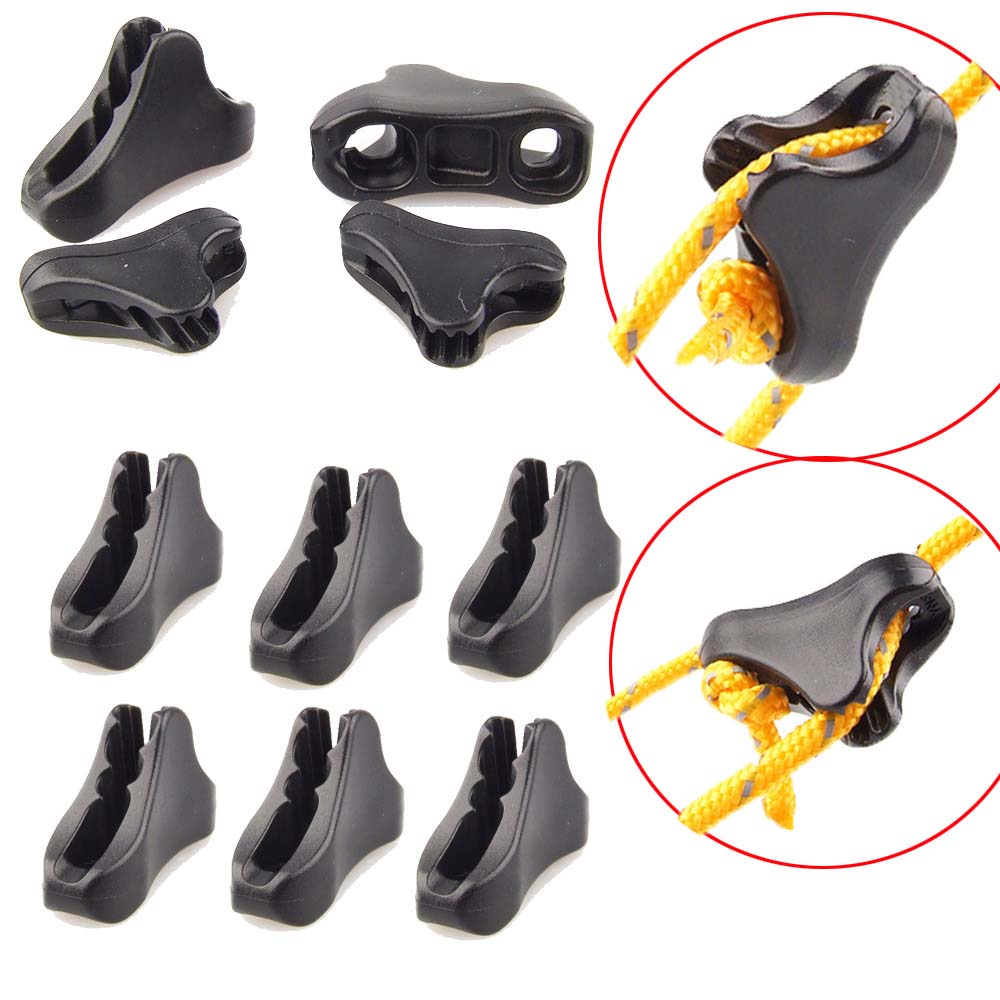 Hook Buckles Plastic Triangle adjustment buckle Tent Accessories Pull Rope Buckle Wind Rope Buckle