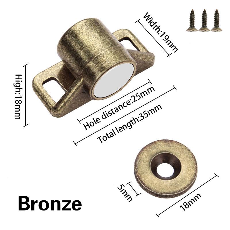 Magnet Cabinet Door Catches Ultra Thin Cupboard Closer Door Stopper Home Furniture Hardware Accessories
