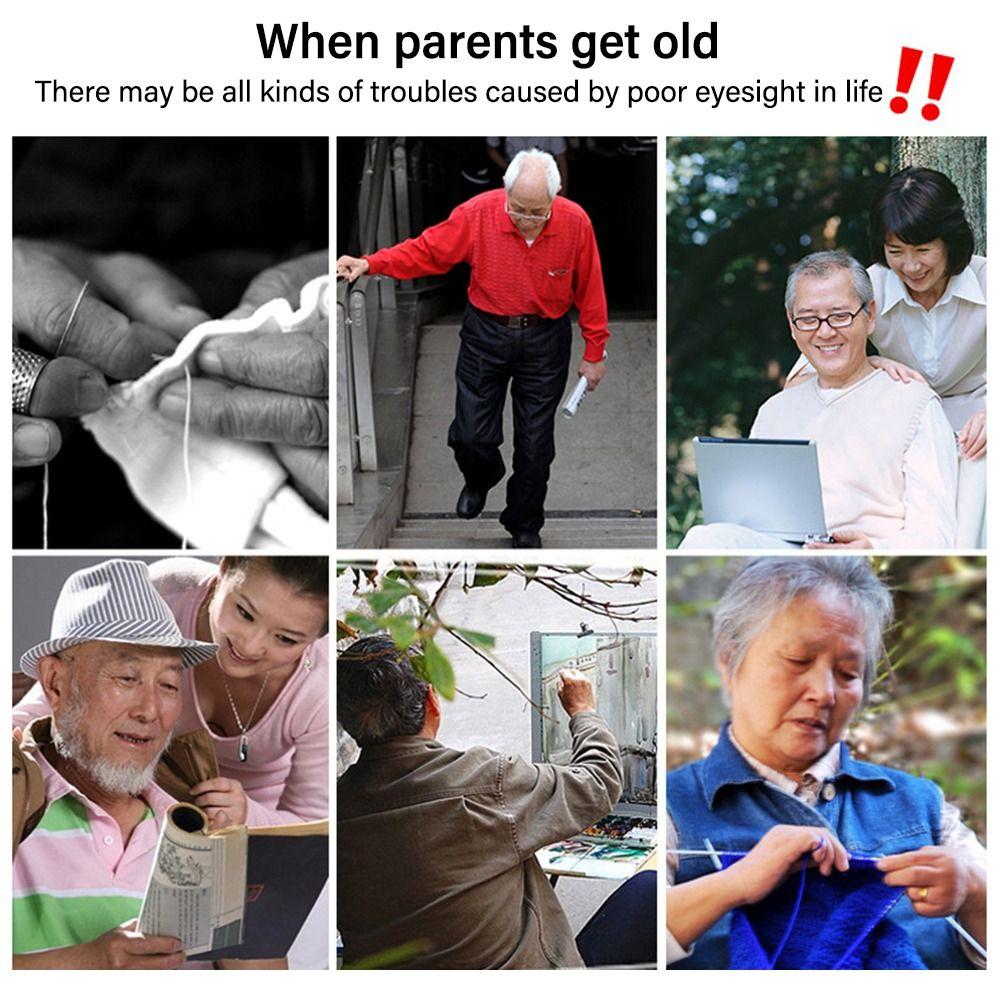 with Leather Case Mini Pocket Pen Clip Readers Portable Reading Glasses Anti Blue Light Folding