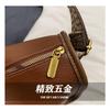New Simple Commuter Cross-body Female Bag Large-capacity Casual Retro Underarm Shoulder Wide Strap All-match Tote