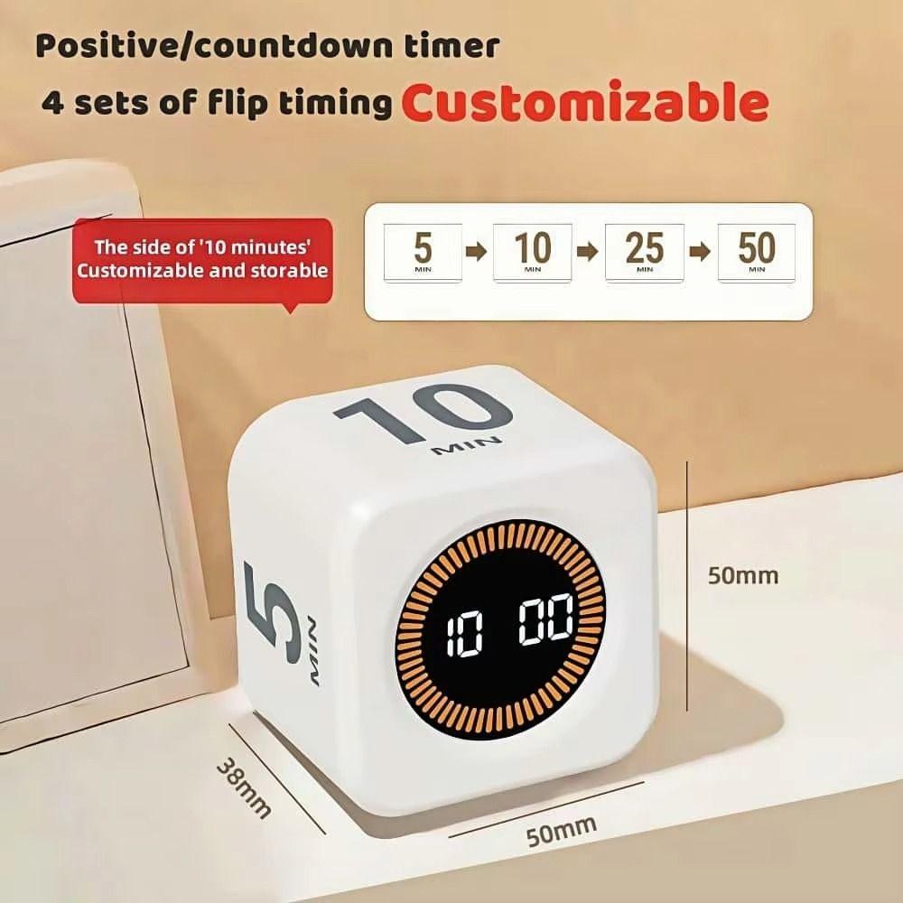 Digital Display Time Management Timer Gravity Sensor Study Timer For Kitchen Cooking Study
