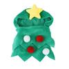 Dogs Christmas Costume Pet Xmas Tree Headwear Cat Apparel Festive Red Green Tree Hat for Dogs Cats Holiday Party Dress-up