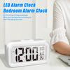 Digital Alarm Clock Large LED Display Volume Adjustable Touch Snooze Date Temperature Display Battery Operated Home