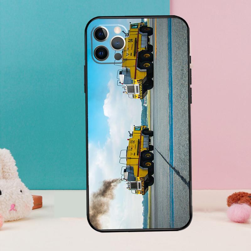 Fire Truck Phone Case For iPhone 17 Air 16 15 14 13 12 11 Pro Max 12 13 mini 15 16 Plus 16e Cover Coque