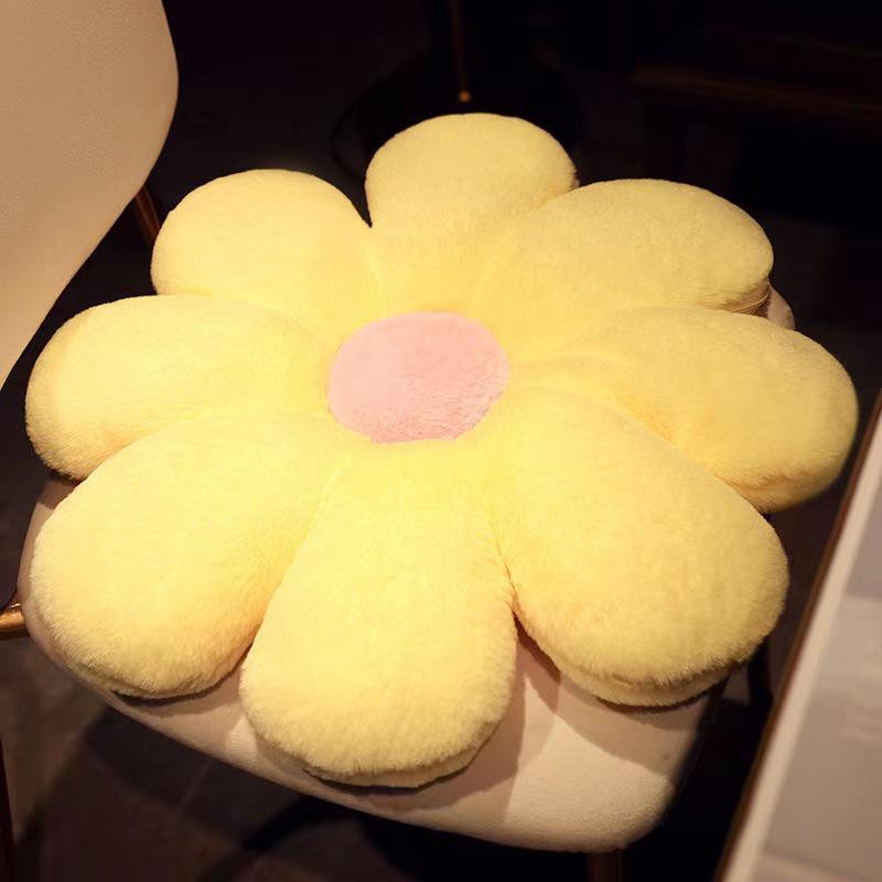 Мягкая сидушка и спинка с цветочным принтом - для ленивого кресла, пола, дивана или офиса