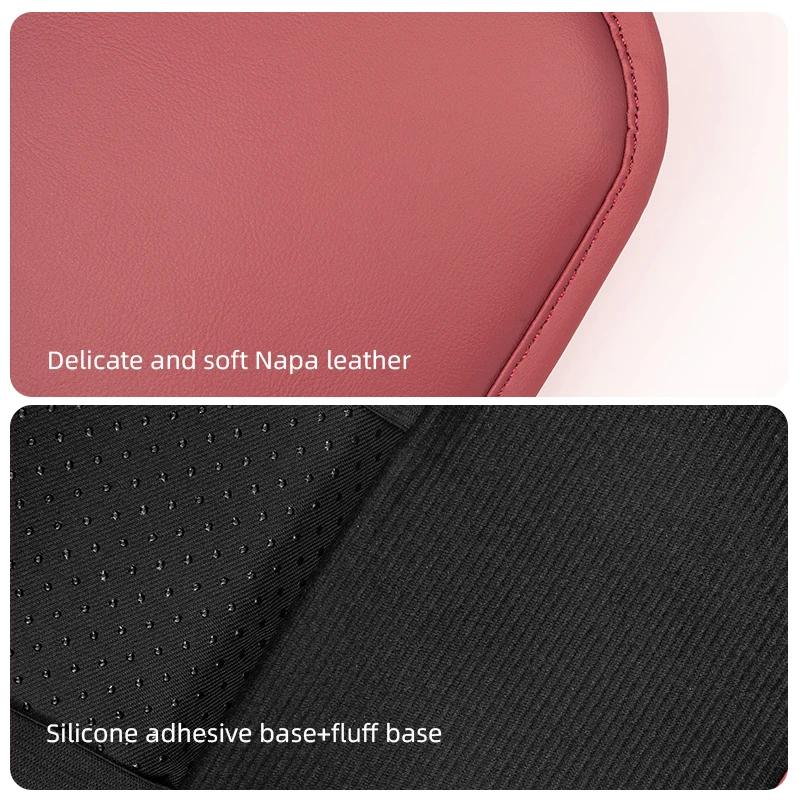 Car Armrest Mat Center Console Leather Protection Cushion For Volvo Rdesign AWD XC90 S60 V70 S80 V90 T6 V40 S90 V60 S40 V50 S70 KI6