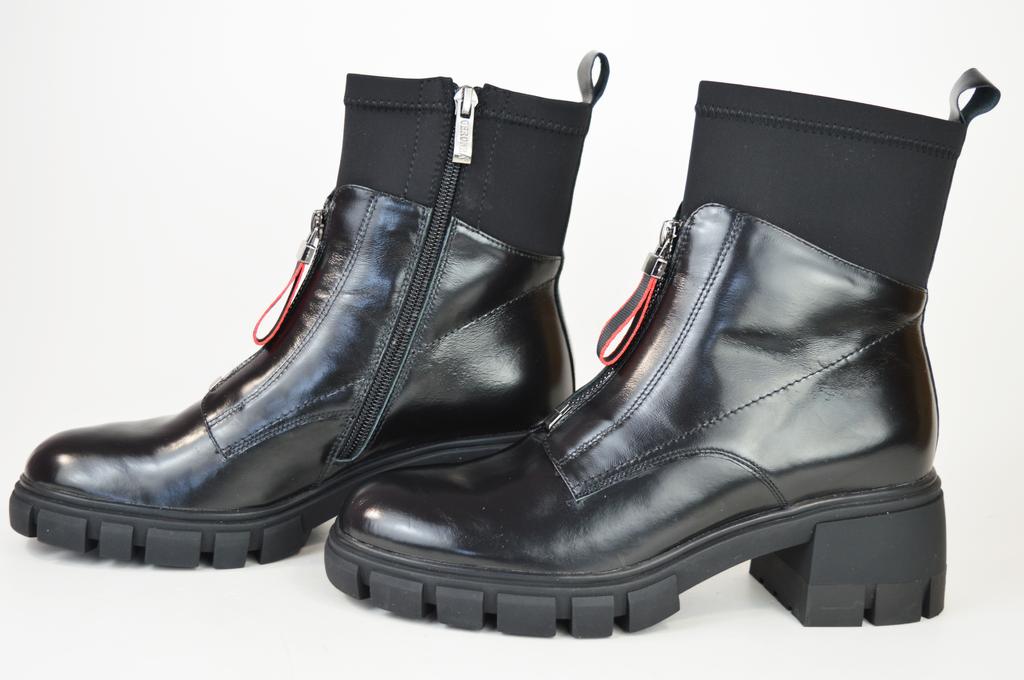 Boots Geronea 31218 36 Black Leather-oil Black Tsigayka