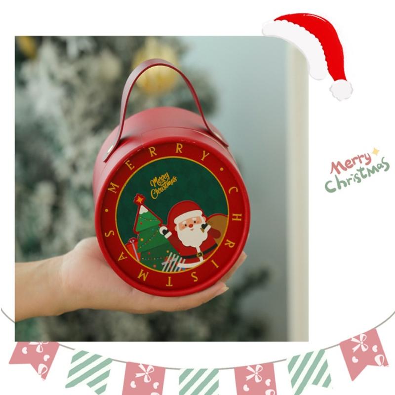 2025 Новый Рождественский Яблочный Бокс Подарочная Коробка Рождественский Сочельник Рождественская Коробка для Упаковки Фруктов Рождественская Подарочная Коробка (Исключая Яблоки)