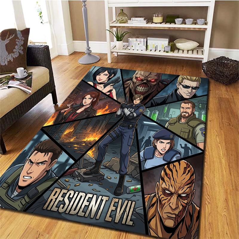 Resident Evil Carpet Rug For Living Room Bedroom Home Sofa Decoration Kids Play Nonslip Floor Mat