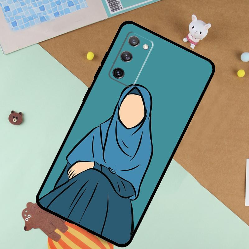 Мусульманский Исламский Арабский Хиджаб Девушка Мягкий Чехол Для Samsung Galaxy S24 Ultra S9 S10 S20 S22 S23 Plus S21 FE S25 Ultra Funda Чехол