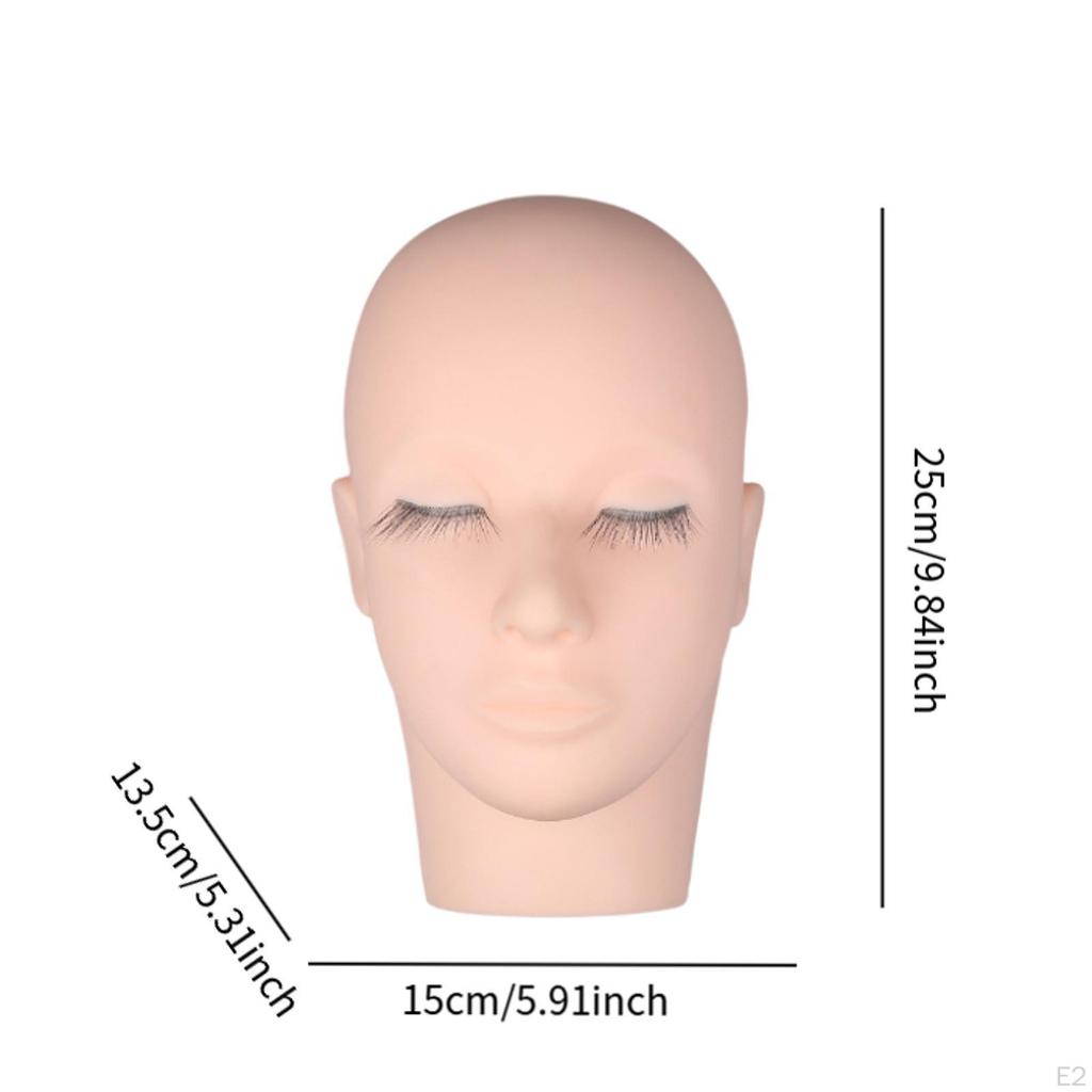 Ресницы Манекен Голова Косметологическая Кукла Ресницы Практика Макияж Лица для