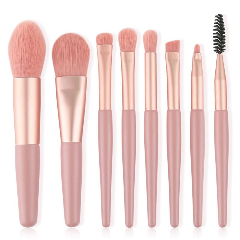 8 Pcs Candy Color Soft Makeup Brushes Set EyeShadow Foundation Powder Eyeliner Eyelash Cosmetic Face Makeup MakeUp Brush Tools