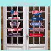 Exclusive Independence Day Wooden Hanging Decorations With Usa Flag Design For Celebrations