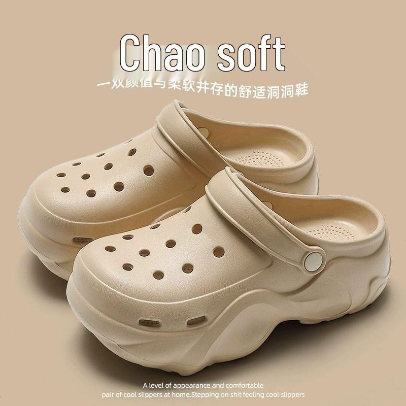 Новые летние женские Crocs 2025: Поддержка свода стопы, Толстая подошва, Внешний слой из ЭВА, Нескользящая, Мягкая подошва.