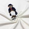 RL High-Quality Scannable Little Bear Embroidered Cotton T-Shirt with Round Hat, Windbreaker Insert Pocket, Short Sleeve - 25 New Styles