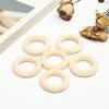Wood Ring Wood Hoops Ornaments Circle Ring Wood Crafts Natural Wood Ring DIY Project Crafts