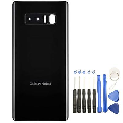 Черная крышка задней панели аккумулятора для Samsung Galaxy Note 8 N950